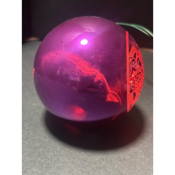 Luminetch VTG 1993 Limited Edition Glass Lighted Christmas Ornament Santa - Picture 7 of 10